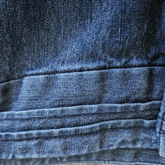 Larry Levine Womens Wide Leg Stretch Jeans Sz 8 Casual Wide Leg - Picture 7 of 11